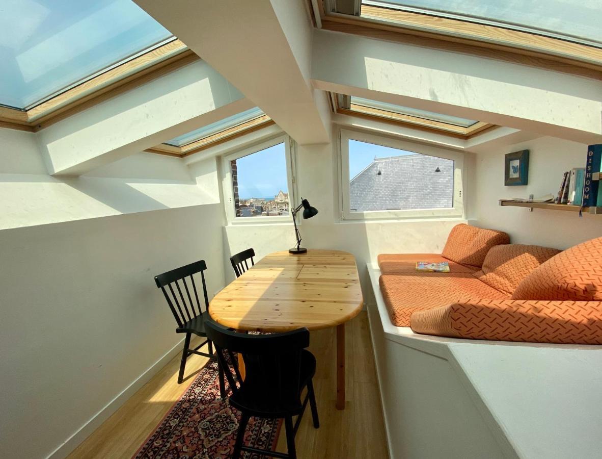 Appartement L'Horizon Bleu - Vue Panoramique & Proche Plage - Espace & Confort à Dieppe Extérieur photo