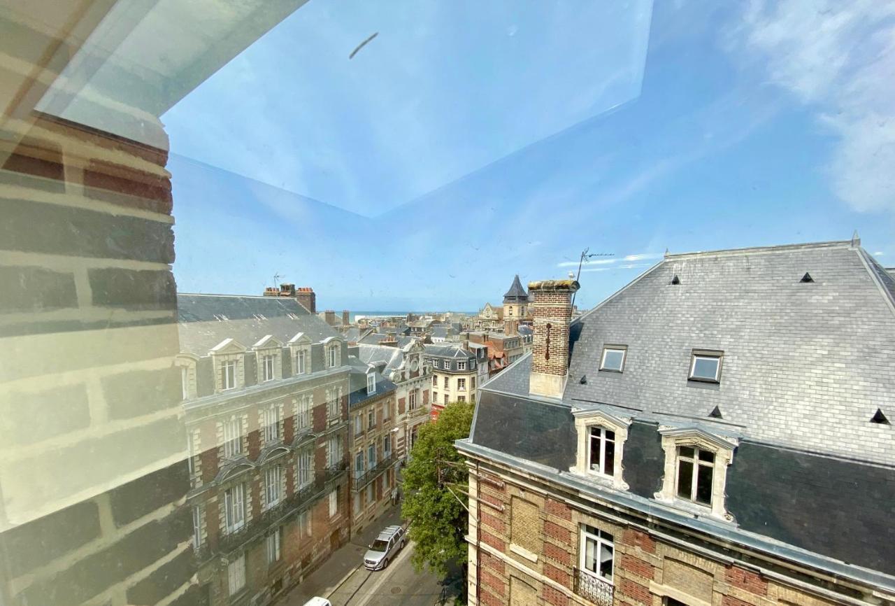 Appartement L'Horizon Bleu - Vue Panoramique & Proche Plage - Espace & Confort à Dieppe Extérieur photo